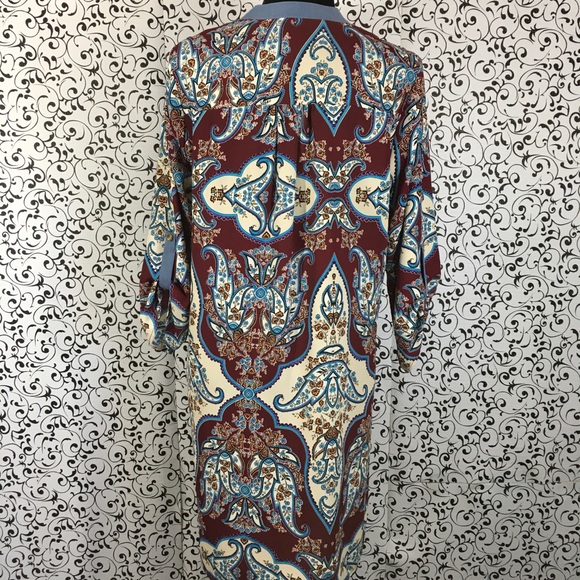 Point Multicolored Shirt Dress - Picture 3 of 7